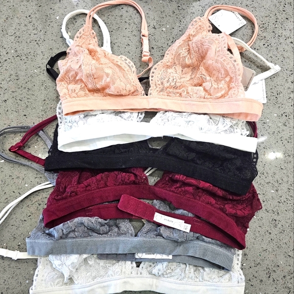 Anemone Other - Lace Bralette Set - Multiple Colors